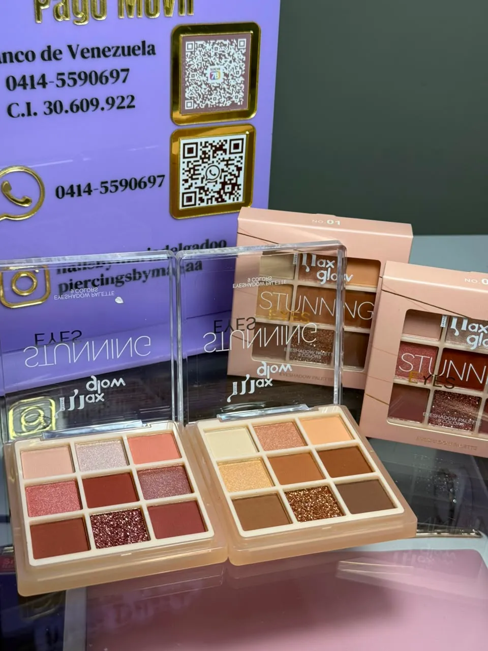 Sombra de Ojos 9 Tonos Max Glow
